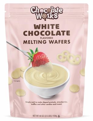 Chocolate Works Melting Chocolate Parent (2.5 lb (Pack of 1), White Chocolate)