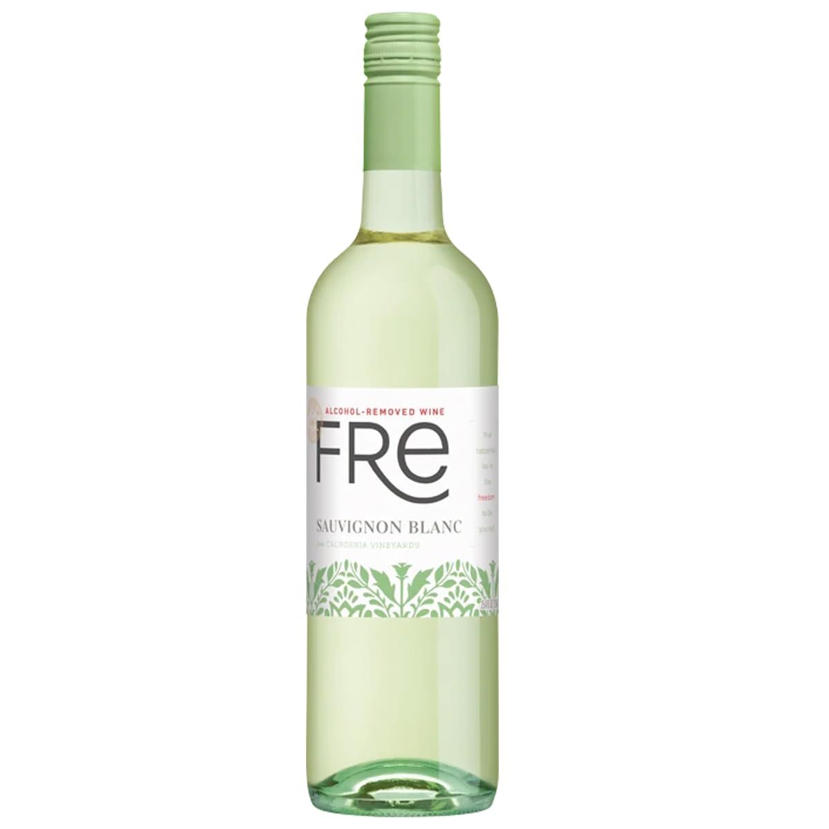 Sutter Home Fre Sauvignon Blanc Non-Alcoholic Wine, Experience Bundle with Phone Grip, Seasonal Wine Pairings Recipes, 750ML