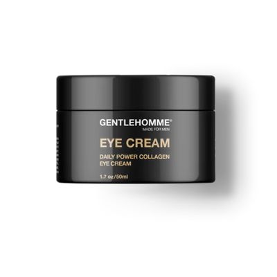 Gentlehomme - Collagen Eye Cream - Men s Eye Cream - With Collagen, Hyaluronic Acid Caffeine - Helps Smooth, Restore Hydrate Under Eyes - For Wrinkles Dark Circles -All Skin Types -Vegan - 1.7oz