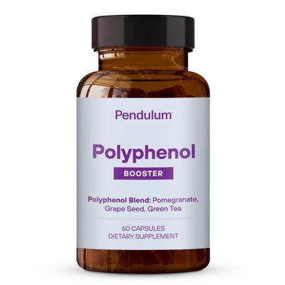 Pendulum Polyphenol Booster, Antioxidant from Superfoods, Beneficial Plant Compounds for Good Health, Helps Boost Akkermansia Muciniphila for Men Women (60 Capsules, 1-Pack)