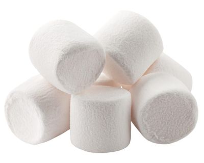 Candy With A Twist - Individually Wrapped Round Marshmallows - Vanilla - Traditional 1 inch (2 per package) - Perfect for DIY S&#39;mores, Wedding Party Favors, Hot Chocolate - 60 Count