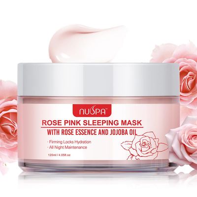 NUSPA Organic Rose Face Clay Mask, Wash Off Repairing Facial Mask Skincare,Anti Wrinkle Remove Dark Circle Foot Facial Skin Care Treatmet for Women,Men Daily