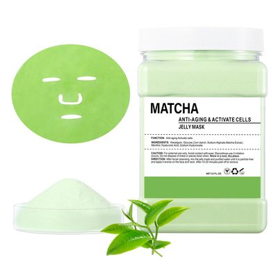 OUPEICHARM Hydro Jelly Masks for Women Home Spa,Hydrating Moisturizing Peel-Off Rubber Gel Face Mask Skin Care,Professional Jelly Mask for All Skin Types 23 Fl Oz Matcha