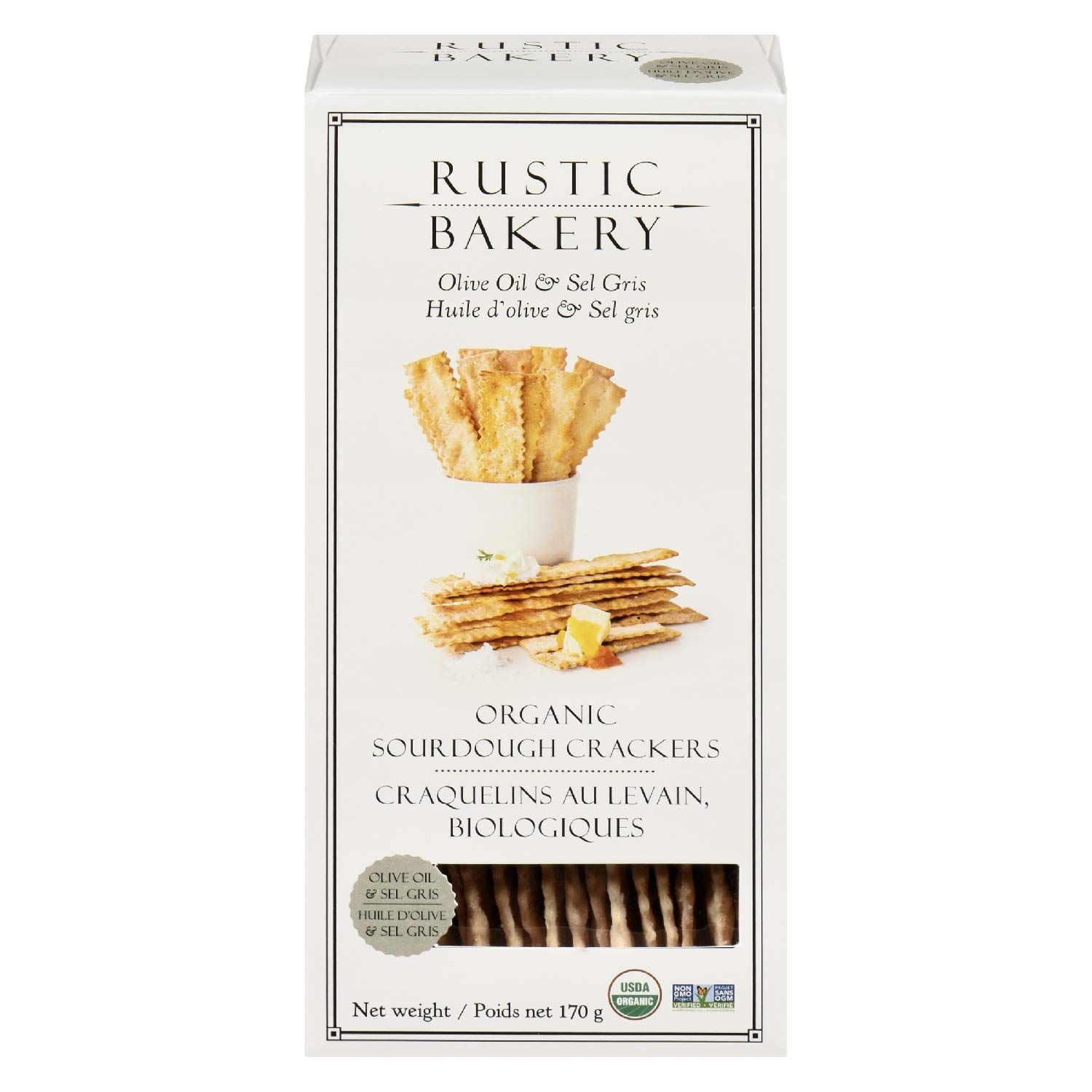 Rustic Bakery Sourdough Flatbread Olive Oil Sel Gris, 6 oz