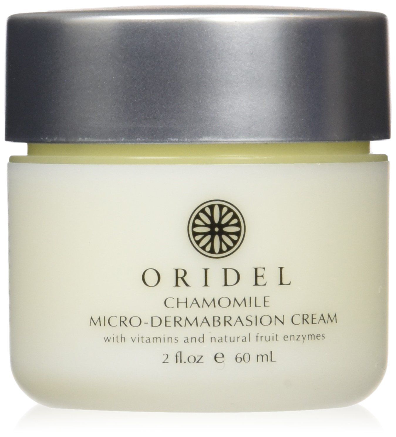 Oridel Chamomile Paraben Free Microdermabrasion Cream (Facial Skin Care Scrub with Vitamins Fruit Enzymes)