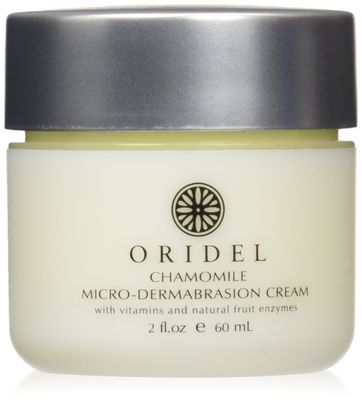 Oridel Chamomile Paraben Free Microdermabrasion Cream (Facial Skin Care Scrub with Vitamins Fruit Enzymes)