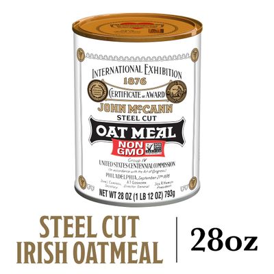 Mcann's Imported Steel Cut Irish Oatmeal, 28 Oz (Pack of 3) Packaging may vary