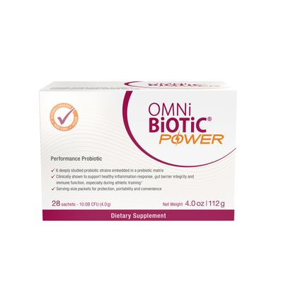 Power High Performance Daily Probiotic Supplement - Probiotic Powder with Magnesium Citrate for an Active Lifestyle - Supports Gut Health, Muscle Recovery, and Energy - Vegan, Non-GMO (30 Servings)