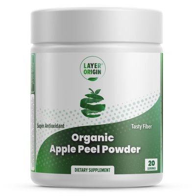 Layer Origin Organic Apple Peel Powder Boost Akkermansia and Bifidobacteria