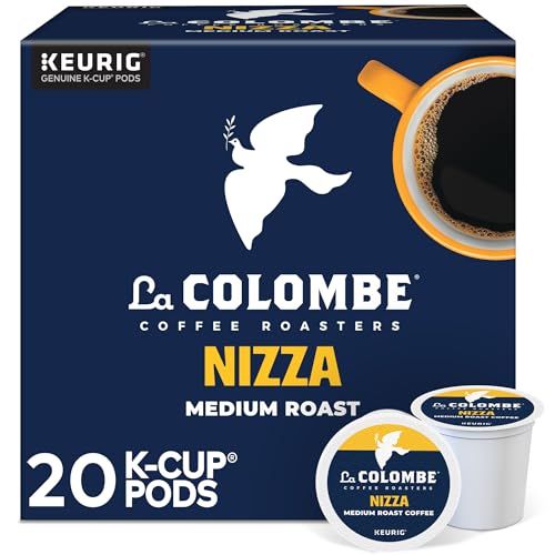 La Colombe Coffee Roasters Nizza Medium Roast Coffee, Single Serve Keurig K-Cup Pods, 20 Count Box