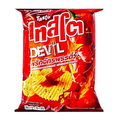 Tatso Potato Snack Crispy Potato Chips Very Spicy