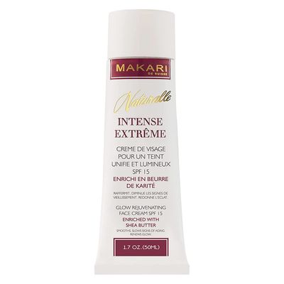 Makari Naturalle Intense Extreme Brightening Face Cream (1.7 oz) Anti-Aging and Brightening Treatment for Acne Scars, Stretch Marks and Wrinkles Moisturizer for Dry Skin with Shea Butter and SPF 16