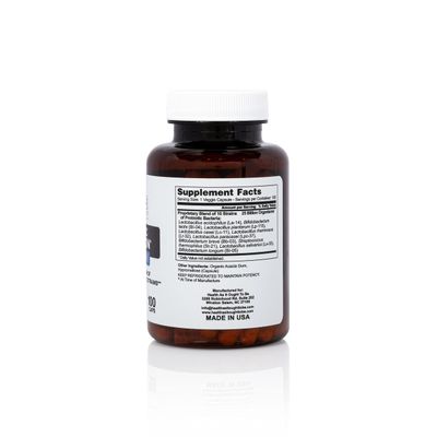 Health As It Ought To Be Probiotic (10 Strain) 25 Billion CFUs Supplement Physician Formulated Balanced Spectrum of AcidResistant Probiotic Strains 100 Veggie Caps