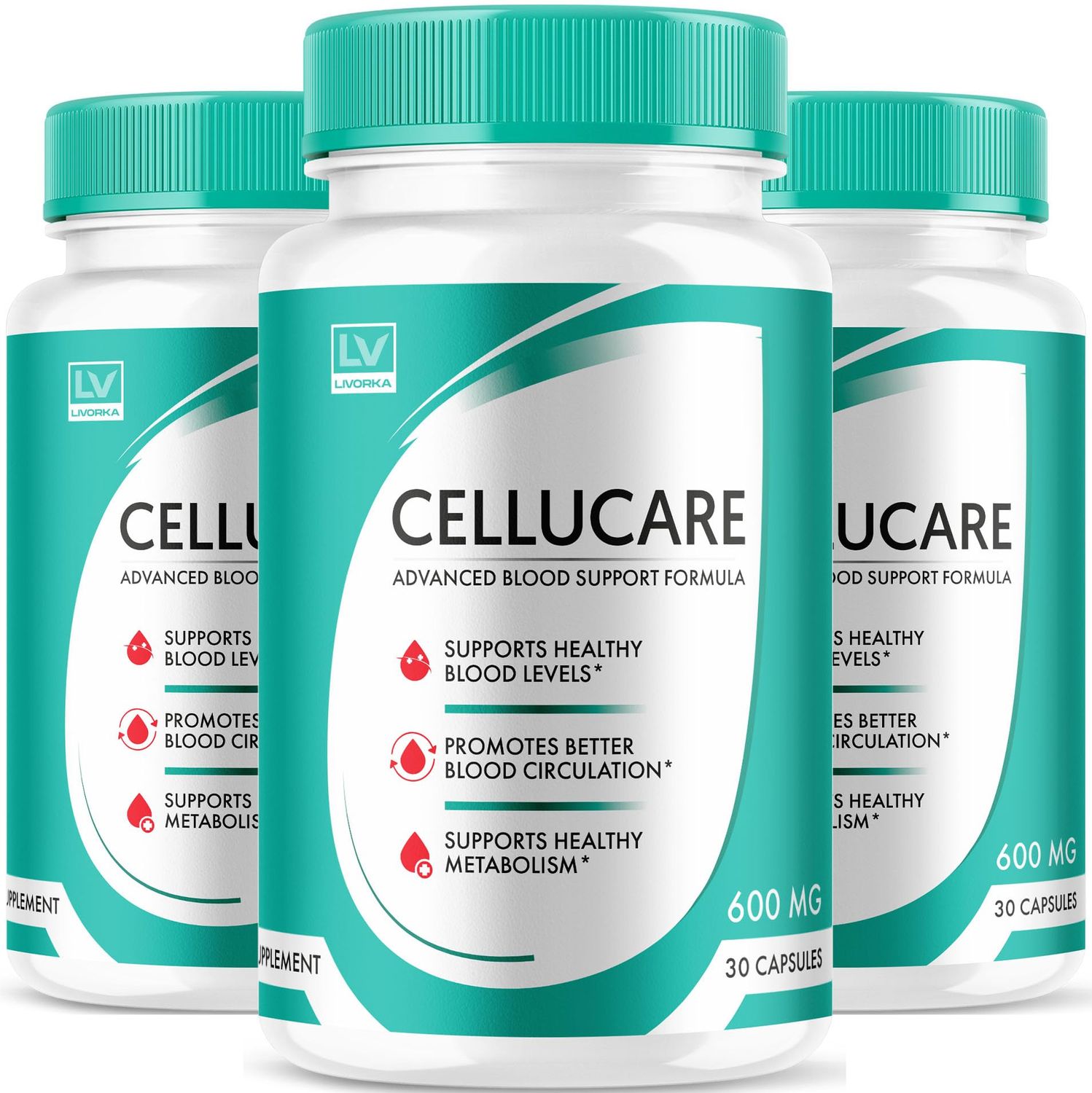 (3 Pack) Cellucare Capsules, Cellu Care, Cellucare Pills, Cellucare Vitamins Capsules, Cellucare Advanced Formula, Cellucare, Cellucare Reviews 90 Capsules for 3 Months