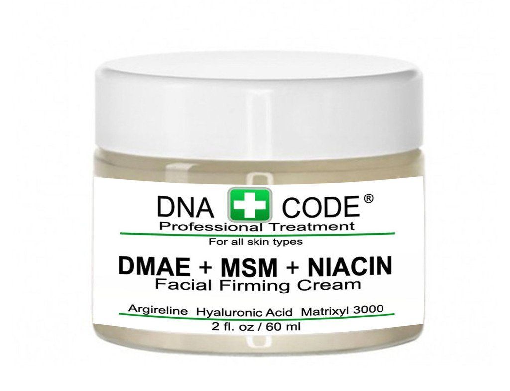 DNA CODE Skin Care ANTI-AGING- MAGIC DMAEMSMNIACIN Firming Cream, 100 Pure Hyaluronic Acid, Argireline, Matrixyl 3000
