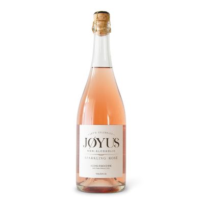 Joyus Non-Alcoholic Sparkling Rose Wine, Award Winning Best In Class Dealcoholized Wine, Complex Dry, Low Sugar Low Calorie, 750 ml (1 Bottle)