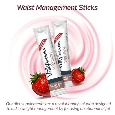 Weight Management Probiotic Powder Sticks - 60 Orally Dissolvable Slimming Sticks - Gut Health Supplements for Managing Waist Circumference - Metabolism Supplement for Healthy Diet Lifestyle