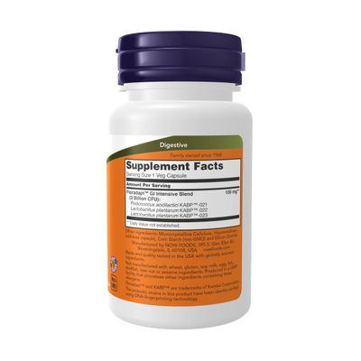 NOW Intestinal Bacteria Support, Clinically Validated Probiotic, Promotes Regularity, 60 Veg Capsules