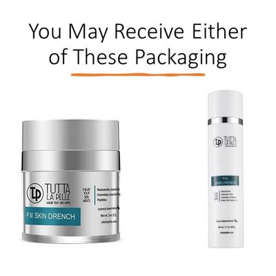 Tutta La Pelle Anti Aging Night Cream - Intense Hydrating Face Moisturizer - Enriched with Hyaluronic Acid, Ceramide, Peptides, Excellent Night Face Cream - Fragrance Free - Light Feeling - 1.7 oz