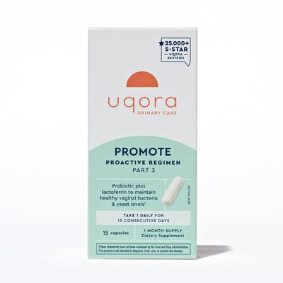 Uqora Promote - Support Vaginal Health - Probiotic for Women with Lactoferrin, Lactobacillus Acidophilus Lacticaseibacillus Rhamnosus - Vaginal Probiotics - Gluten-Free - 15 Capsules