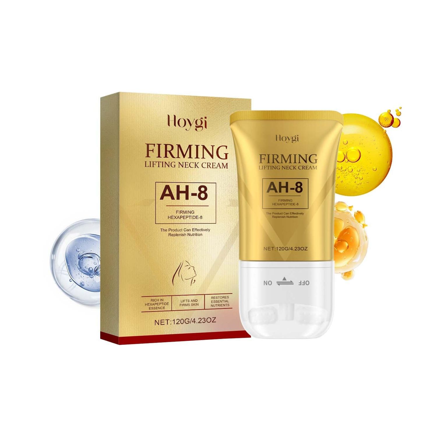 AH-8 Firming Neck Cream for Crepey Skin. Body Care Comfort. Tighten Neck Cream, Ah-8 Moisturizing Tightening Lotion Cosmetic Skin Repair