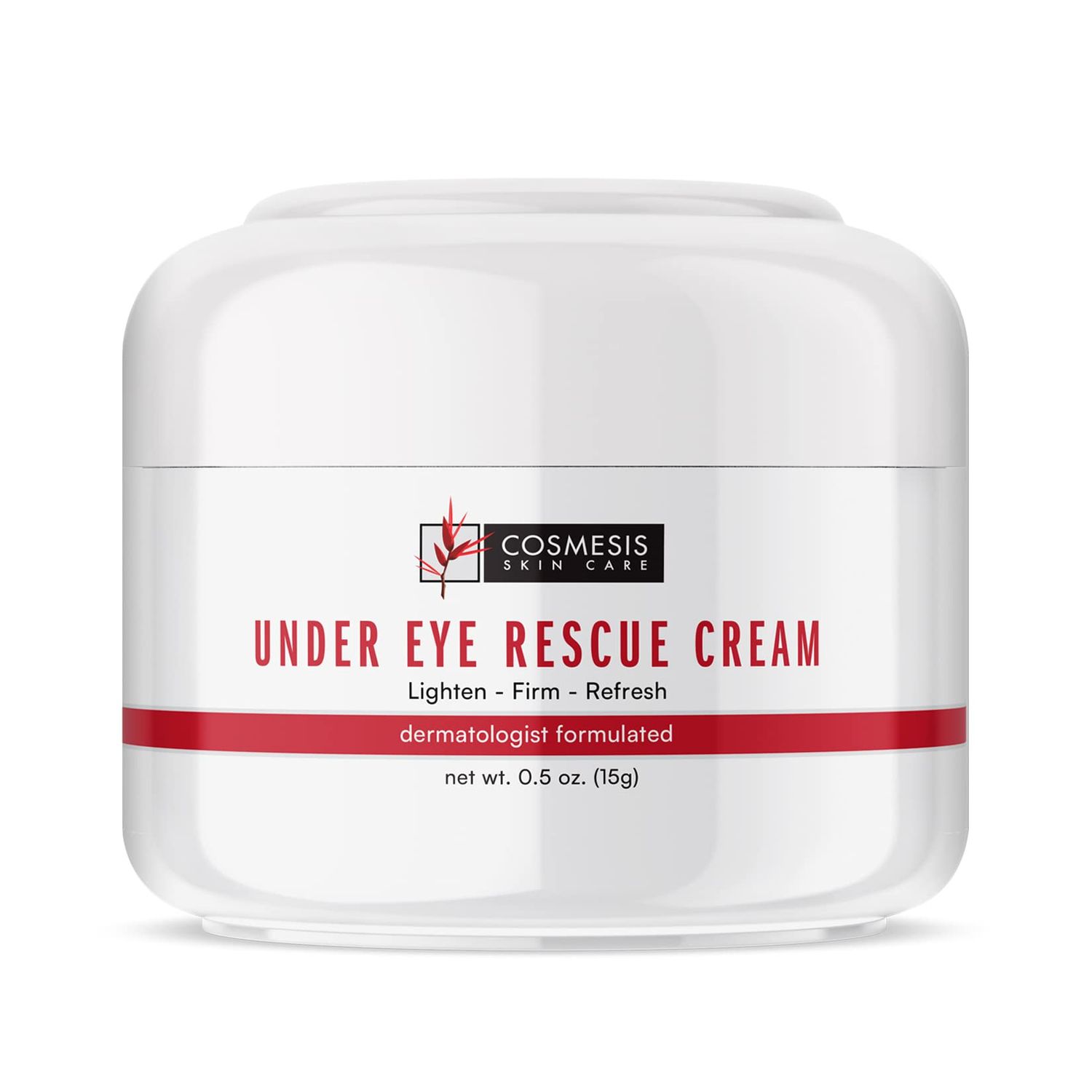 Cosmesis Under Eye Rescue Cream: Minimizes Puffiness, Fights Aging Environmental Damage with Antioxidant Tea Blend, 0.5 oz (15g)