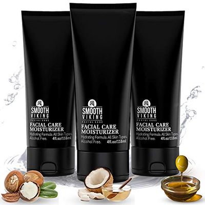 Face Moisturizer - Daily Lotion-Based Men&#39;s Women Face Lotion (4 Oz) - Alcohol-Free Hydrating Facial Moisturizer for Women Men - Anti-aging Face Cream for Dry, Oily, Sensitive Skin