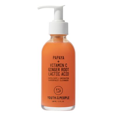 Youth To The People Superfruit Gentle Exfoliating Facial Cleanser (5 fl oz), Papaya and Vitamin C Face Wash, Exfoliate Brighten, Radiant Glowing Skin, Energizing Scent, Vegan
