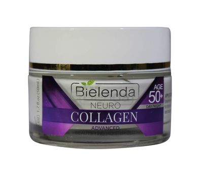 BIELENDA, NEURO COLLAGEN 3 PEPTIDE,VITAMIN C E, AGE 5 0,ADVANCED BEAUTIFYING MOISTURIZER, DAYNIGHT 1.7 FL OZ