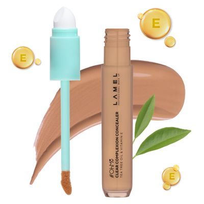 LAMEL OH my Clear Face Concealer - Vitamin E Tea Tree Extract - Skin Care, Moisturizing Waterproof - Anti-Aging Formula - Brightening Protection, 404-0,23 fl.oz