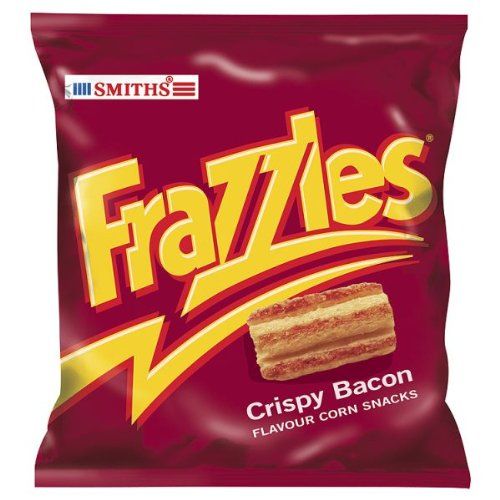 Smith&#39;s Smiths Frazzles Crispy Bacon Flavour Corn Snacks - Pack Of 30