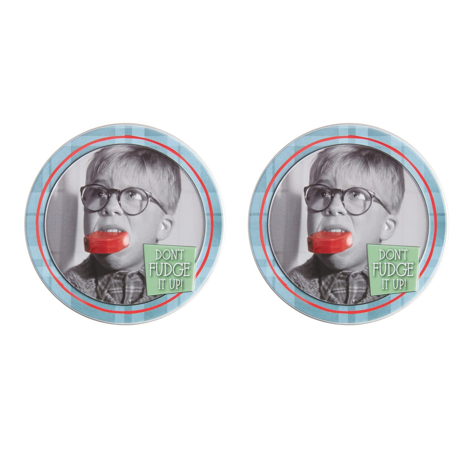 A Christmas Story Don&#39;t Fudge It Up Hard Candy Tin Set! Cherry-Flavored Hard Candies Shaped Like Little Bars Of Soap! Iconic Christmas Movie Inspired Candy! Delightful Stocking Stuffer Sweet Treats!