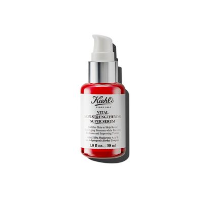 Kiehl&#39;s Vital Skin-Strengthening Hyaluronic Acid Super Serum, Boosts Radiance Smooths Fine Lines, Improves Renews Skin Texture, with Adaptogenic Herbal Complex, for All Skin Types - 1 fl oz