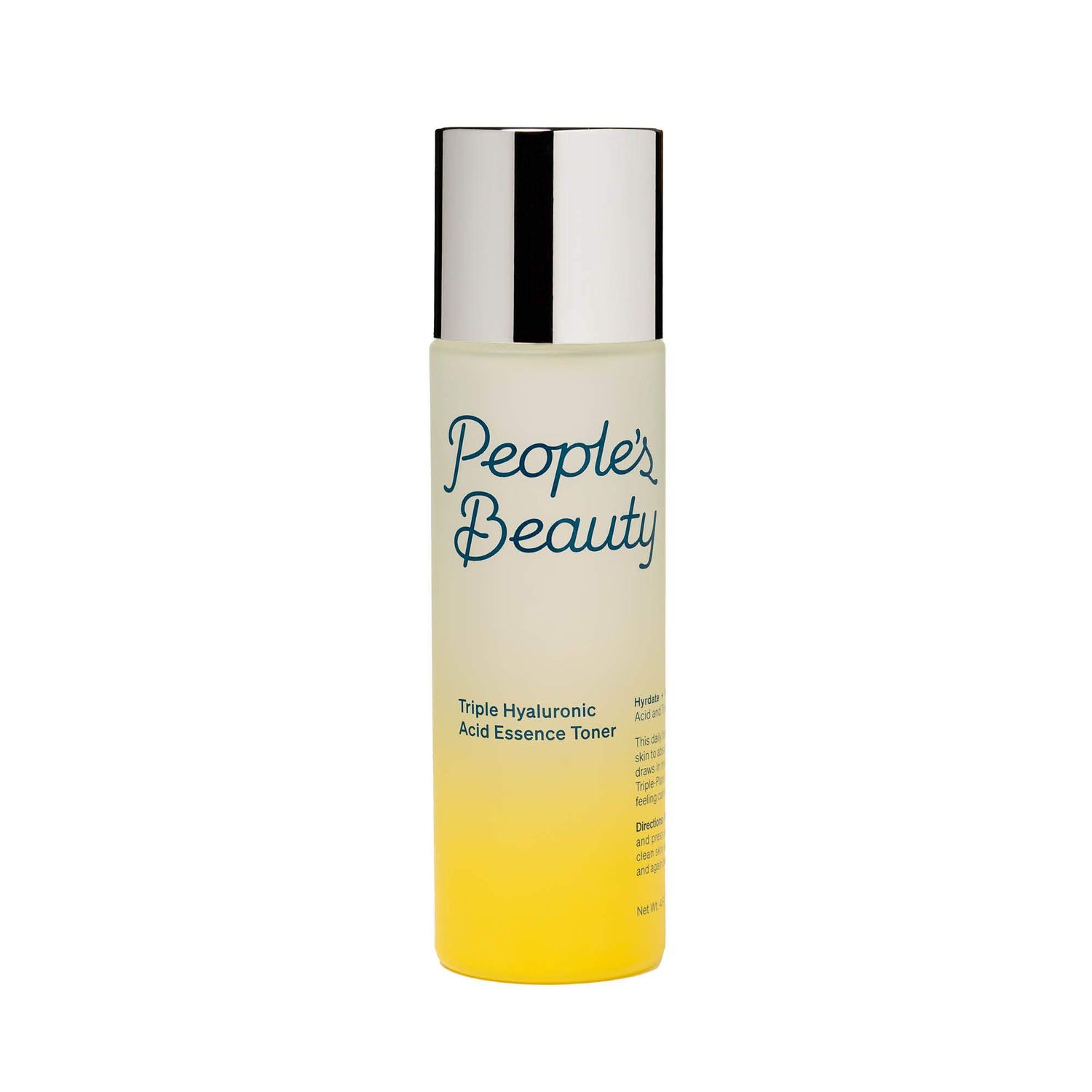 People&#39;s Beauty Essence Facial Toner and Serum - Made with Triple Hyaluronic Acid and Triple-Plant Moisture Complex for Hydrated, pH Balanced Skin, Vegan Cruelty-Free, 4 Fl Oz