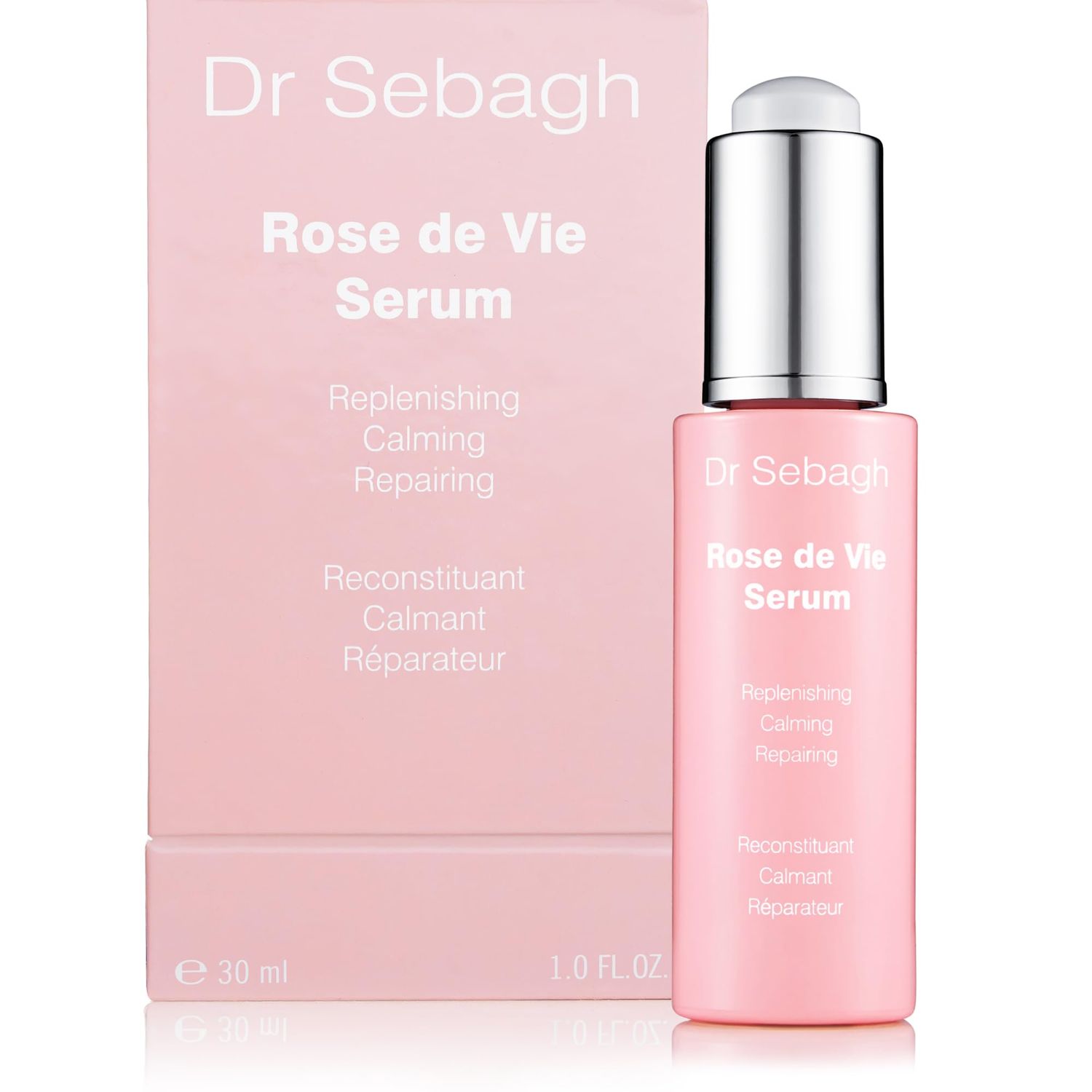 Dr Sebagh Rose de Vie Serum - 1 fl oz Award-Winning Nourishing Anti-Aging Formula Use with Dry, Mature, or Sensitive Skin Designed to Soothe Redness Irritation Regenerating Invigorating