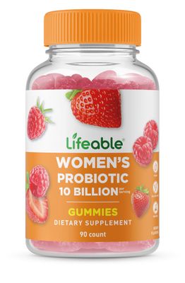Lifeable Probiotics for Women 10 Billion CFU Great Tasting Womens Probiotic Gummies Women Probiotic for Vaginal Health and Immune Support 90 Probiotics Gummies