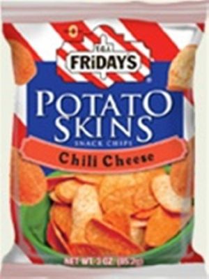 Poore Brothers Tgif Potato Skins Chili Cheese Flavor, 3-Ounces (Pack of 6)