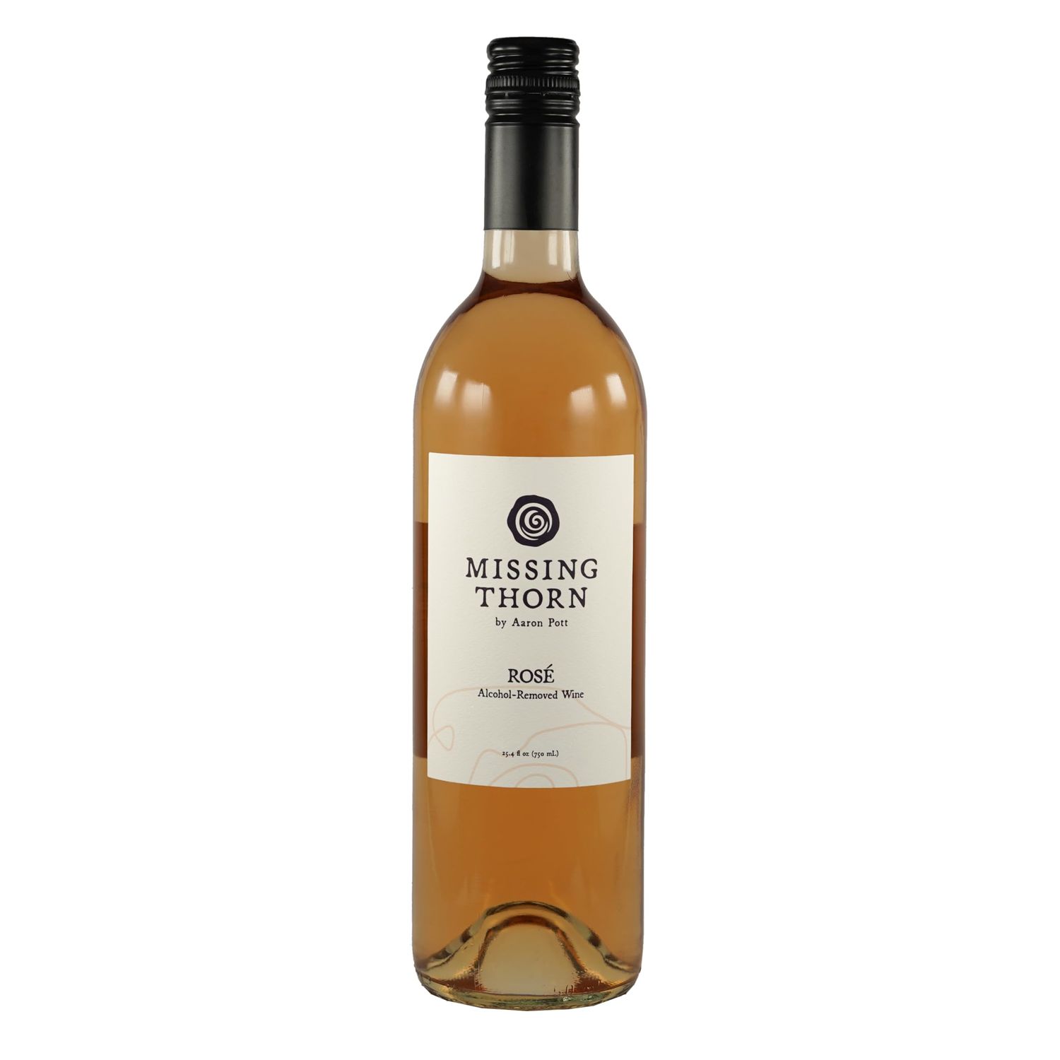 Missing Thorn Rose Alcohol-Removed Barbera Wine by Aaron Pott - Sip Clean Non-alcoholic Wine with Strawberries and Red Cherries Notes - Low Sugar, Vegan, Gluten -Free