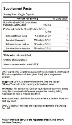 Swanson Probiotic-4 3 Billion Cfu 60 Veg Caps (2 Pack)