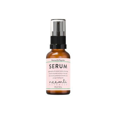 Neemli Naturals Retinol Peptide Serum, Light Weight Renewal Solution for Smooth, Even-Toned, Younger Looking Skin, Promotes Cell Turnover for Youthful, Smooth Skin, 30ml (Pack of 1)