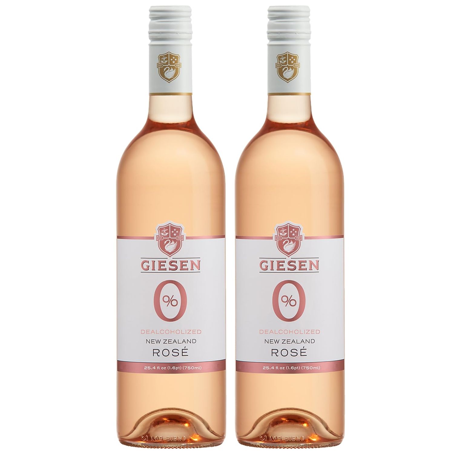 Giesen Non-Alcoholic Ros - Premium Dealcoholized Rose Wine from New Zealand 2 PACK