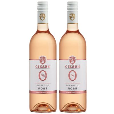 Giesen Non-Alcoholic Ros - Premium Dealcoholized Rose Wine from New Zealand 2 PACK