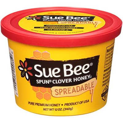 Sue Bee Spun USA Clover Honey From USA Beekeepers, 12 Ounce