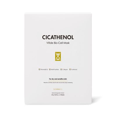 Dr.CHROMCELL] CICATHENOL Vitide BioCell Mask Korean Hydrogel Mask Collagen Sheet Mask Hydrogel Sheet Mask Firming Face Mask Korean Face Masks Skin Care 5 Hydrogel Mask Set