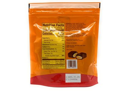 Teensy Candy Bars with Chopped Peanuts, Caramel and Nougat by Trader Joes 7.05oz200g - (Pack of 1)