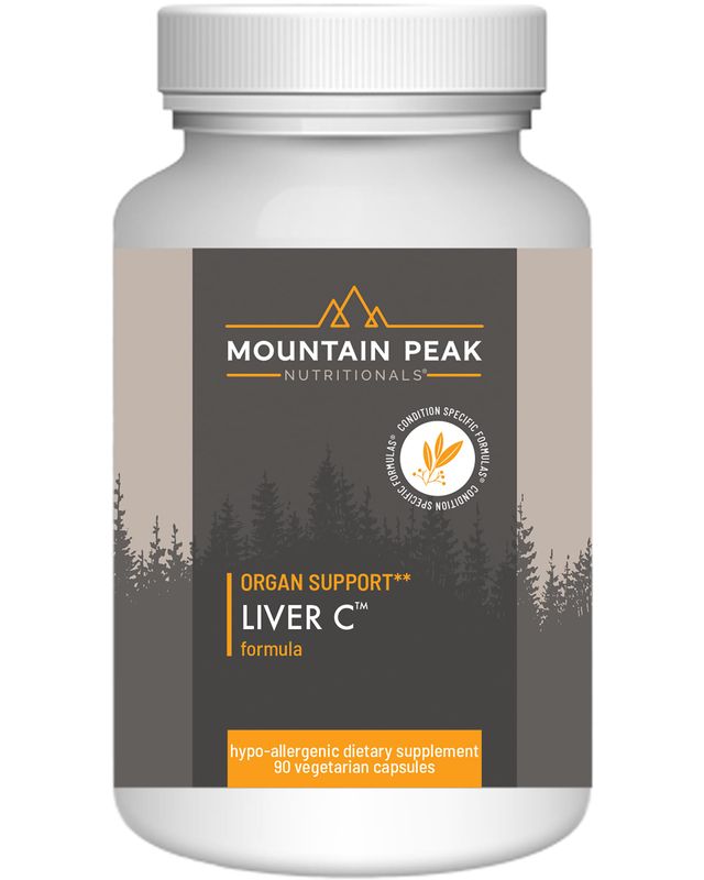 Mountain Peak Nutritionals Liver C - Organ Supplement Helps Maintain Healthy Liver Function Energy Production - wSiliphos Mushrooms - Hypoallergenic Dietary Supplement (90 Vegetarian Capsules)