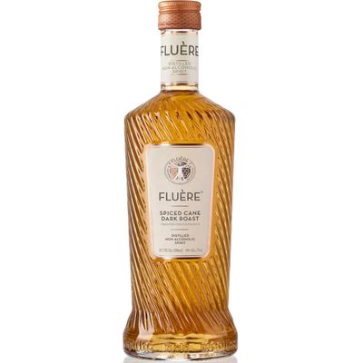 FLU RE Spiced Cane Best in Class Rum Alternative Premium Non-Alcoholic Distilled Spirit Made With Sugar Cane Molasses, Ideal for Zero Proof Cocktails