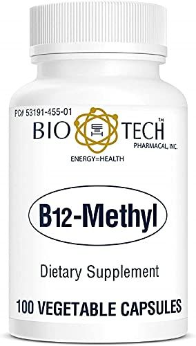 Vitamin B12 Methylcobalamin Methyl cobalamin Dietary supplement for red blood cell formation dna synthesis cardiovascular health homocysteine metabolism cognitive function restful sleep - 100 Capsules