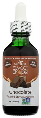SweetLeaf Sweet Drops Chocolate Flavored Liquid Sweetener, Zero Calories, No Artificial Ingredients, Non-GMO, 2 Fluid Ounce (Pack of 3)