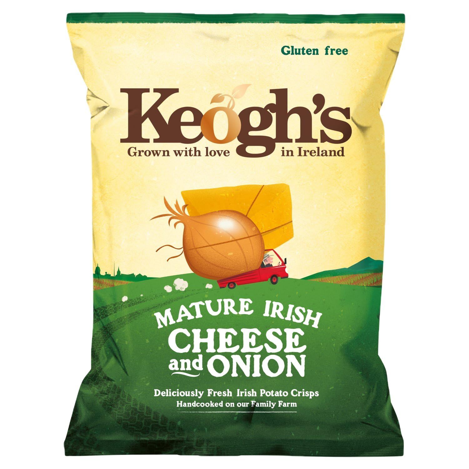 Keogh&#39;s Dubliner Irish Cheese Onion Crisps 50g x 3